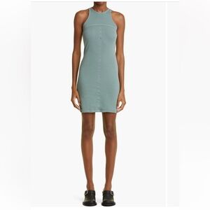 Eckhaus Latta Teal Mini Dress